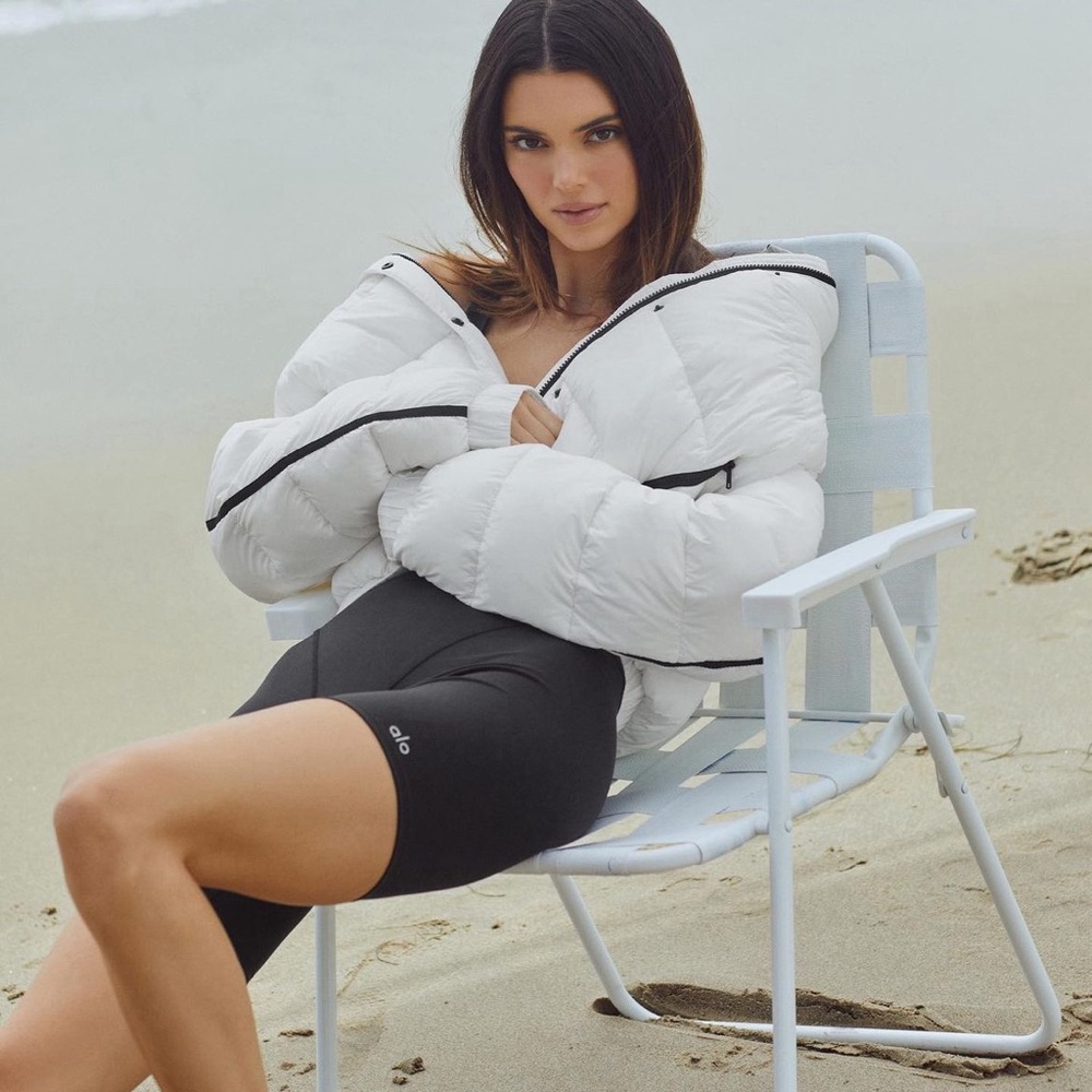 ASPEN LOVE PUFFER JACKET - IVORY— WORN ONCE (S)